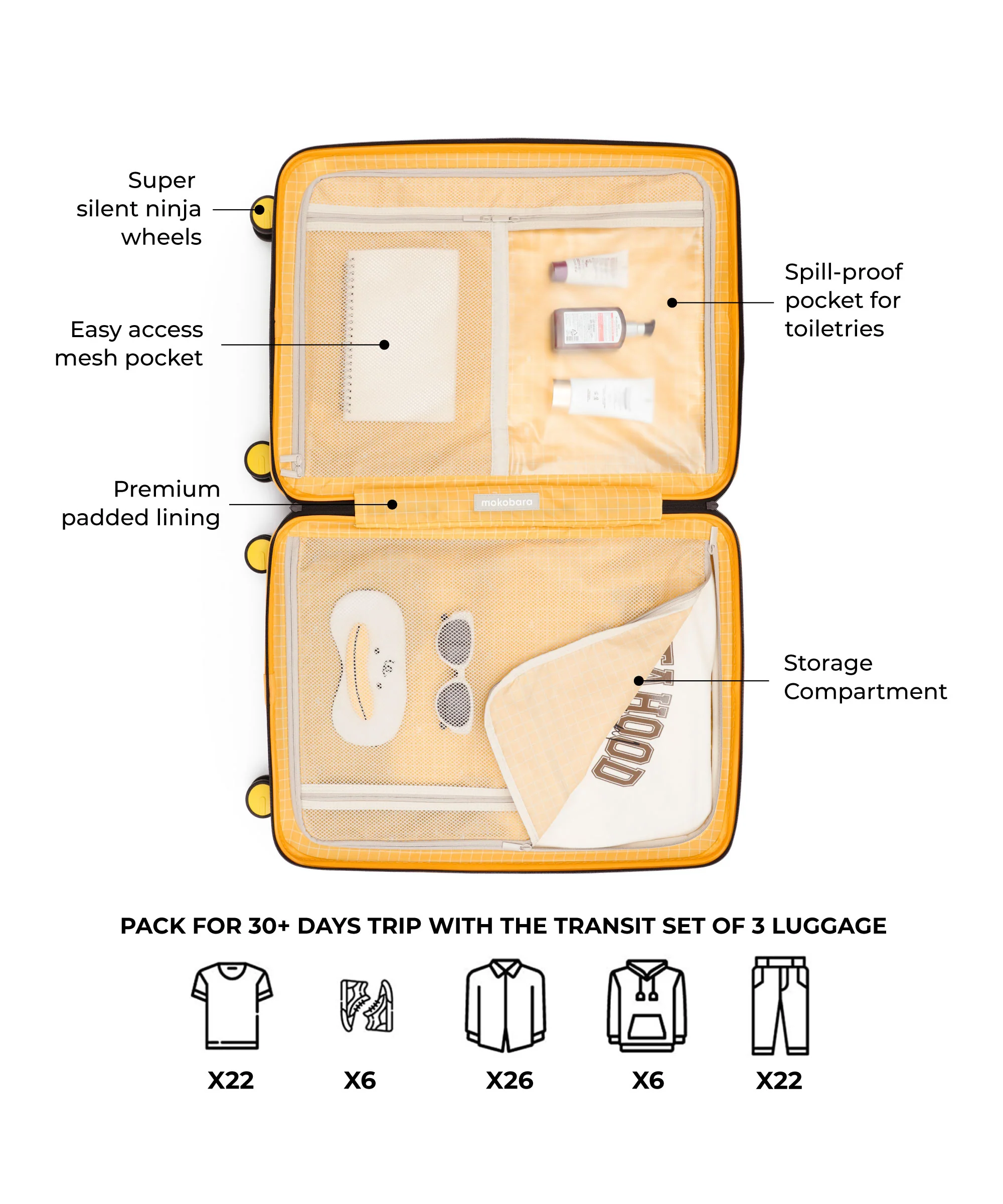 The Transit Luggage - Set of 3 - Image 6